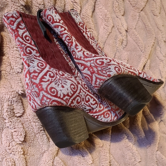 Jeffrey Campbell western brocade ankle boots - Picture 6 of 9